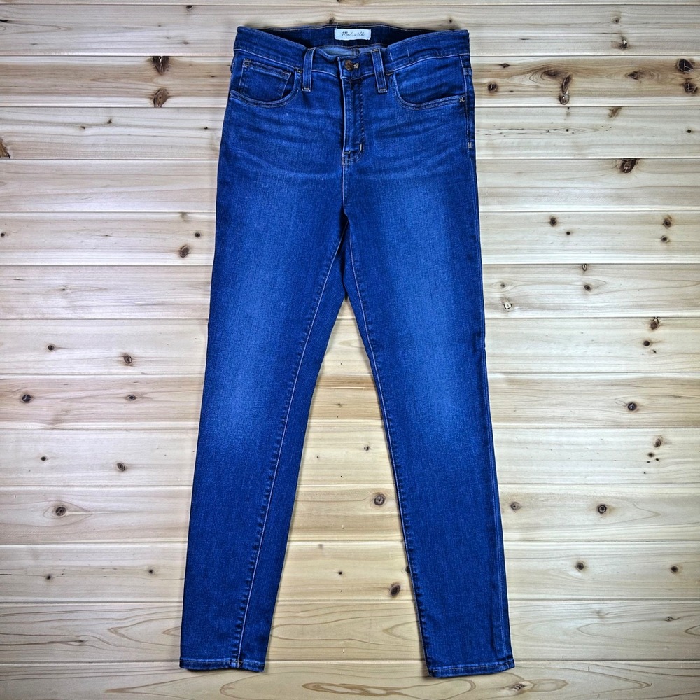 Madewell Jeans Womens 29 Roadtripper High Rise Skinny Denim Blue Jeans